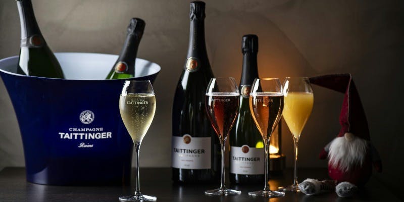 【Xmas2025】クリスマスディナーコース＋2hシャンパンも選べるフリーフロー（12/23～25）