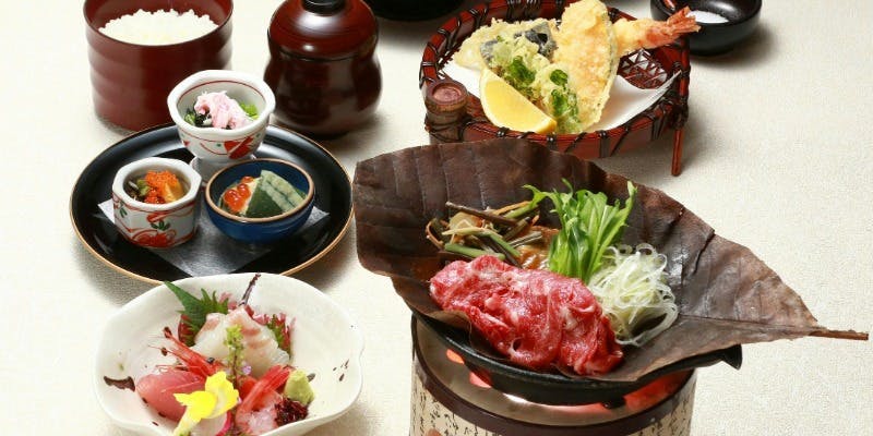 温泉＆ランチプラン【飛騨牛朴葉味噌焼御膳】＋天望の湯