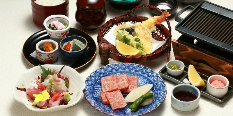 飛騨牛鉄板焼御膳