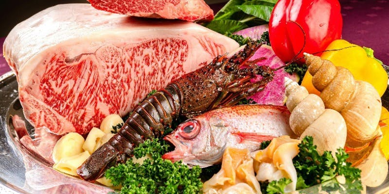 【葵～AOI～】山陰の海の幸が楽しめ 2種類の牛肉から選べるコース　