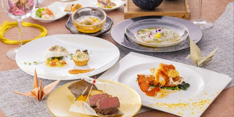 土日祝限定！飛騨牛とオマール海老のWメイン！【プレミアムお祝い会席】お料理のみ7500円