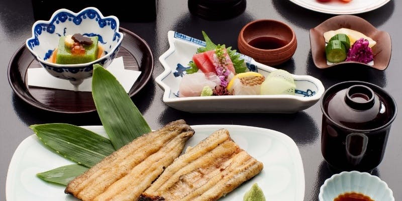 【完全個室】国産うなぎ　料亭「鰻コース」（白焼付）