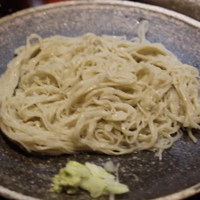店主が腕をふるう手打ち蕎麦
