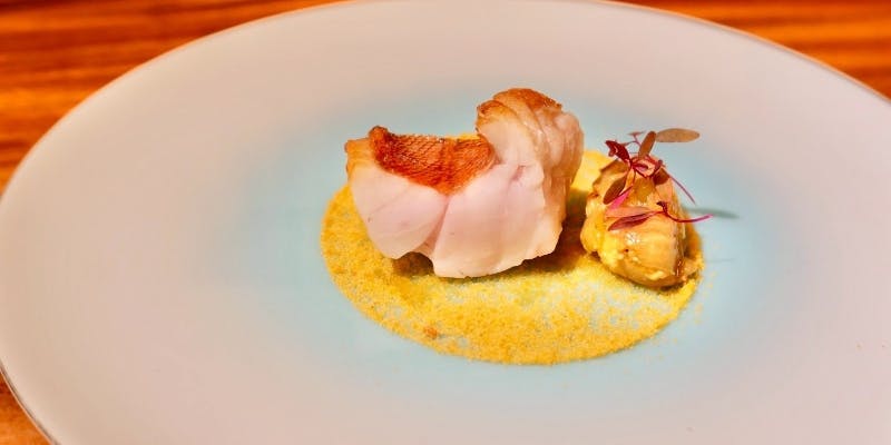 サカエヤの近江牛サーロインとサスエ前田魚店の鮮魚のスペチャリタ