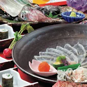 あら鍋 クエ料理とイカ活造り 博多かんべえ 春吉天神邸