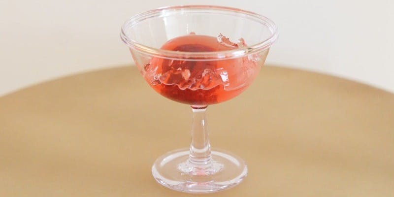 日本茶と梅ゼリーセット