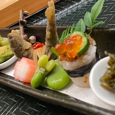 “胡麻の香”高い天ぷら