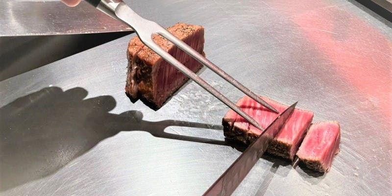 【スペシャルディナーコース：黒毛和牛フィレ肉】オードブル、天然海老、ステーキなど全9品