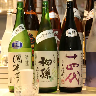 豊富に取り揃えた日本酒