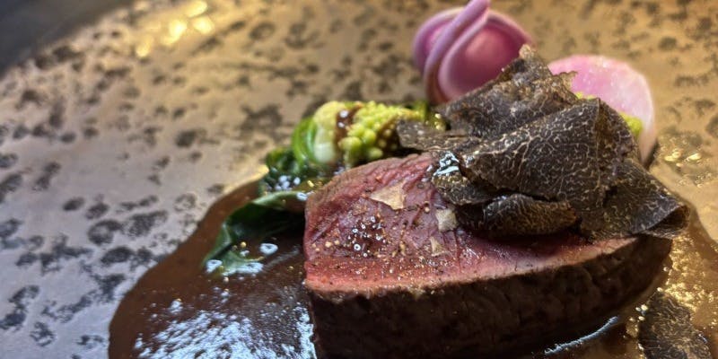 【黒毛和牛フィレ肉ディナーコース】23500（税サ別）