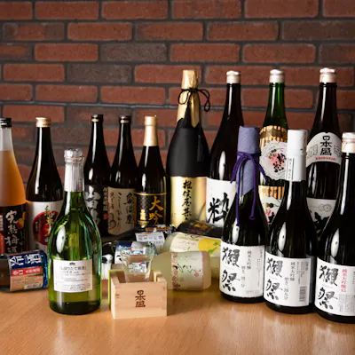 豊富な日本酒各種