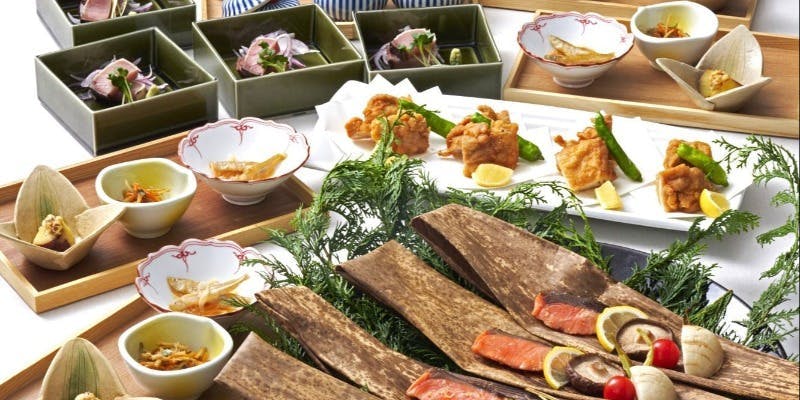 【ディナー】おばんざいと旬魚の西京焼きコース　飲み放題付き5,000円（税込）