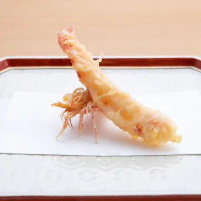 米粉と米油の揚げたて天ぷら