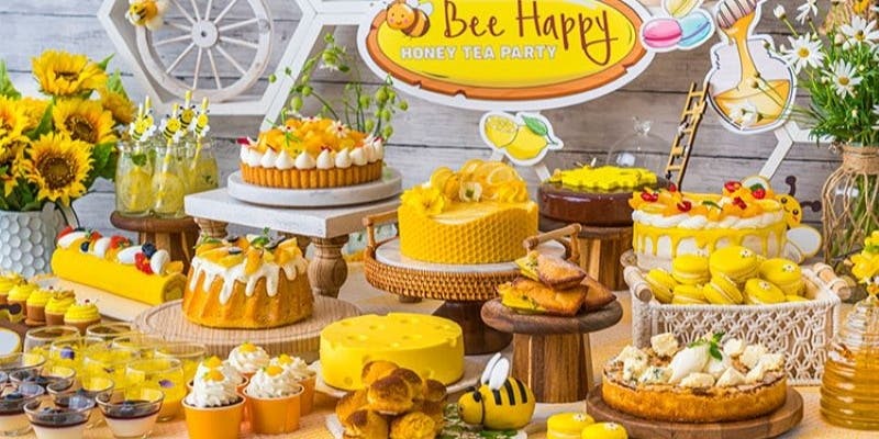 【はちみつ、レモン＆チーズのスイーツビュッフェ】 Bee Happy ハニーティーパーティー