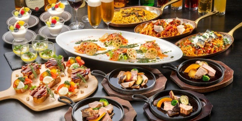 飲み放題付きディナーコース「燦（SAN）」