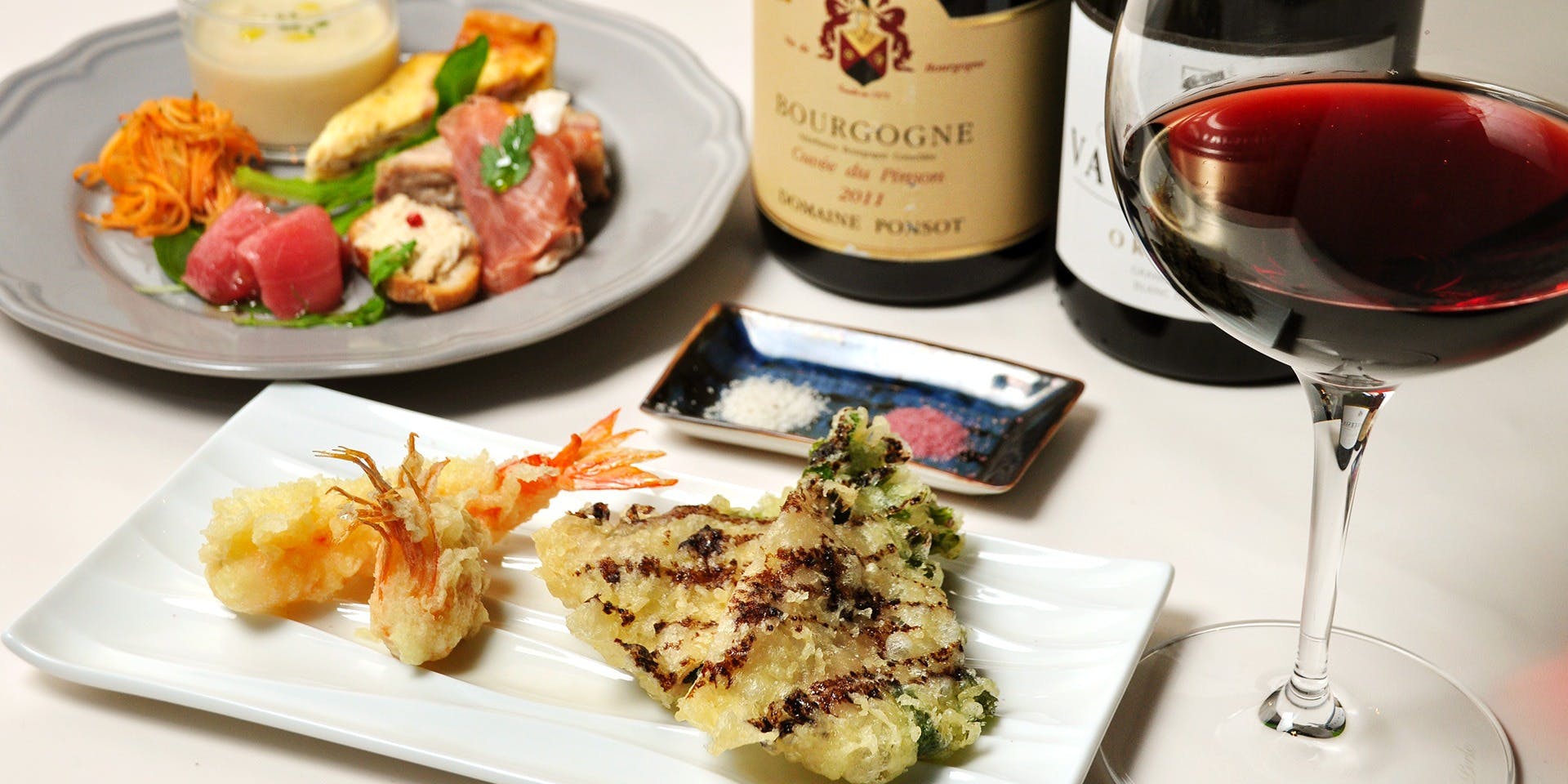 ワインと天ぷら マエヤシキ（MAEYASHIKI【旧店名】 あら木 鹿児島店 ）