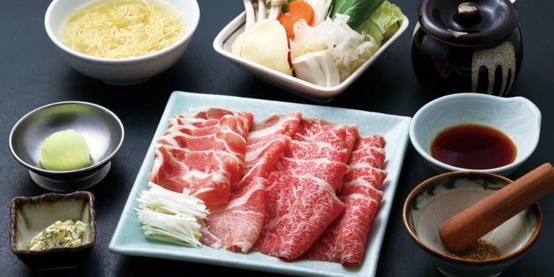 A5ランク松阪牛と2種類のお肉が選べるコ－ス