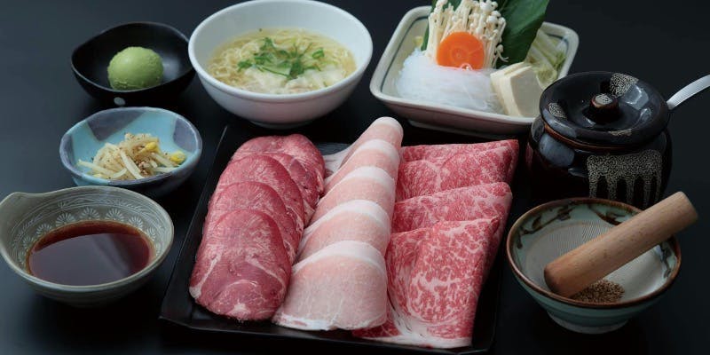 【店長オススメ！】「まんぷくセット」A5松阪牛80g＋お肉2種選べる＋1ドリンク＋野菜＋ご飯＋1ドリンク