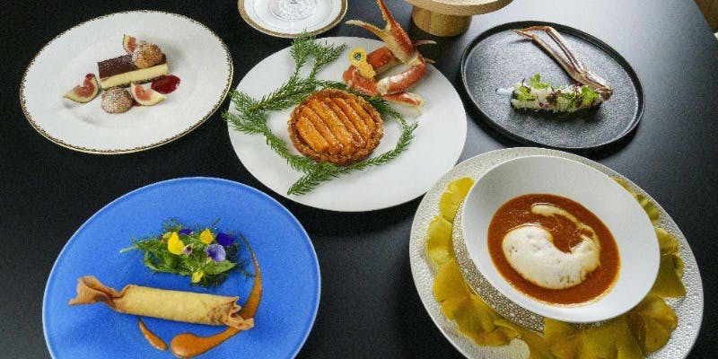 越前ズワイ蟹　フレンチフルコース