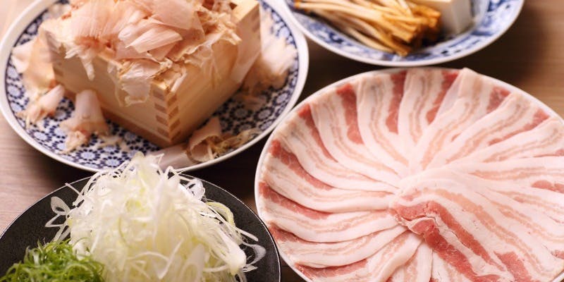 みかわもち豚の葱しゃぶ or 葱すき鍋コース＋2時間飲み放題付
