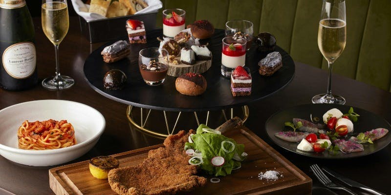 【chocolate and strawberry dolce vita】＋シャンパン含む2時間フリーフロー