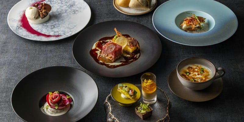 【ディナー】雷鳥コース　12/1～2/28＋ワインペアリング4種