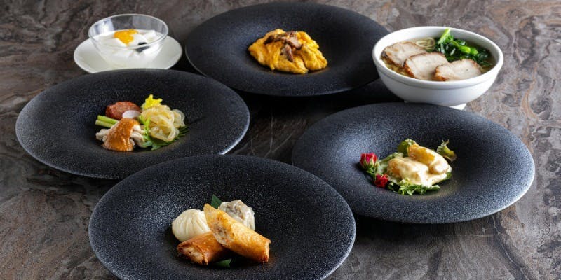 【ランチ限定】寶財膳～大人のお子さまランチ～点心や、叉焼入りつゆそばなど全6品