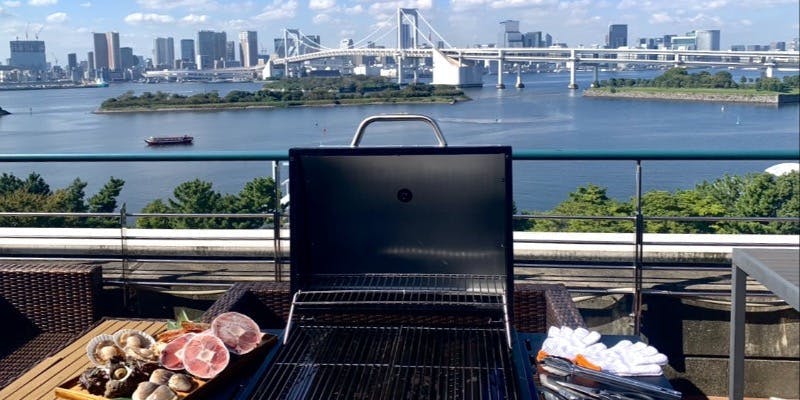 BBQ】お台場の景色を見ながら楽しむ海鮮メインのバーベキュープラン！