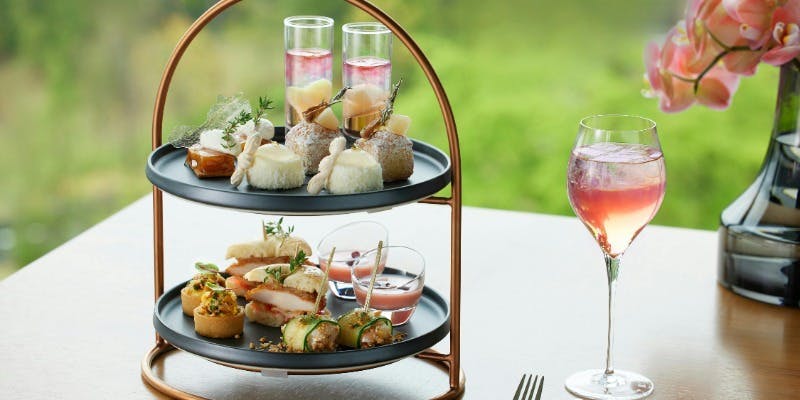 Peach and Herb Afternoon Tea