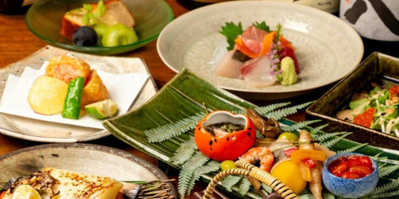 【霜月のおまかせコース】カマス、柿、甘鯛、小柱御飯など秋の月替わりコース全8品