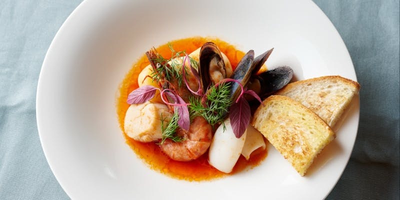 【Xmas2025】12/23～12/25限定！Christmas TEIEN lunch course ランチコース全4品＋乾杯シャンパーニュ付き