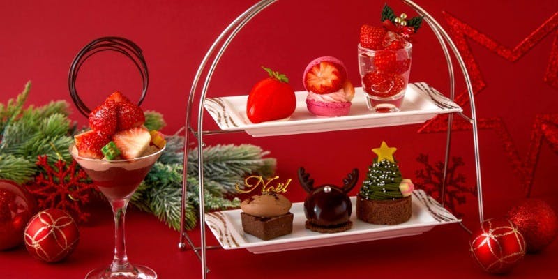 【クリスマスver.】いちごvsチョコレートアフタヌーンティーランチ（12/19～25）