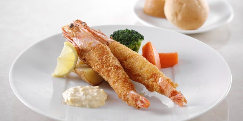 有頭海老フライ