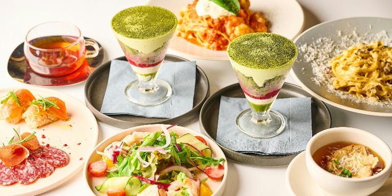 【THE PARFAIT】選べるパスタ・パティシエ特製パフェなど全5品