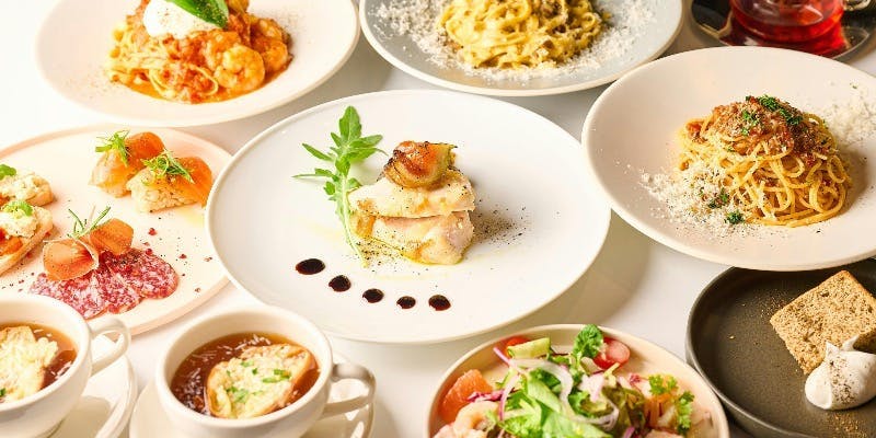 【THE STANDARD】選べるパスタ・メイン・デザートなど全6品