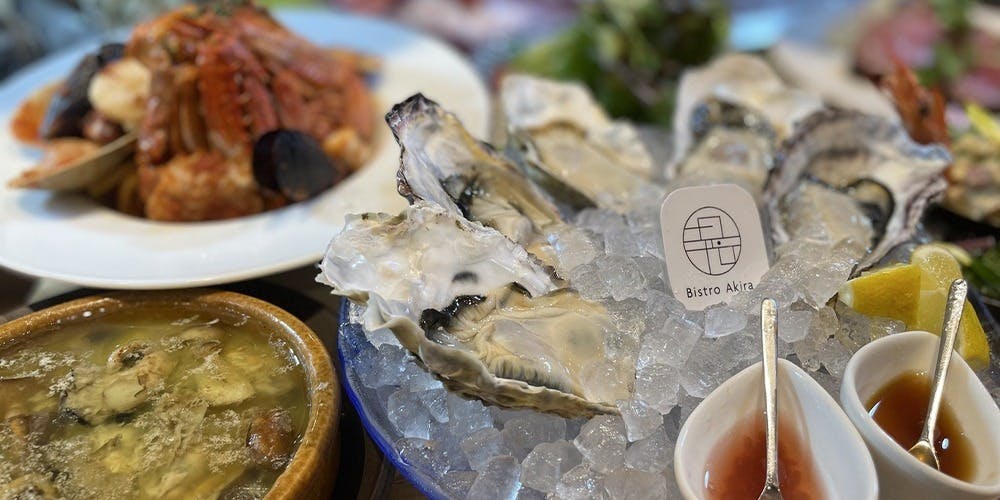 四ツ橋・新町 牡蠣と肉たらしビストロAKIRA
