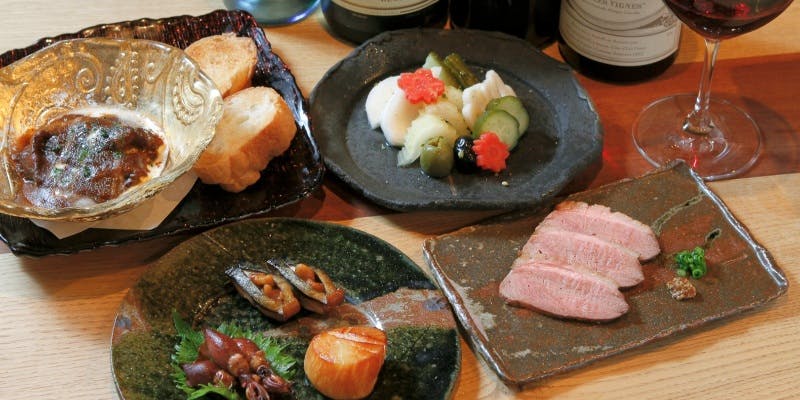 【おすすめ】季節の食材で楽しめる全7品“レギュラーコース”