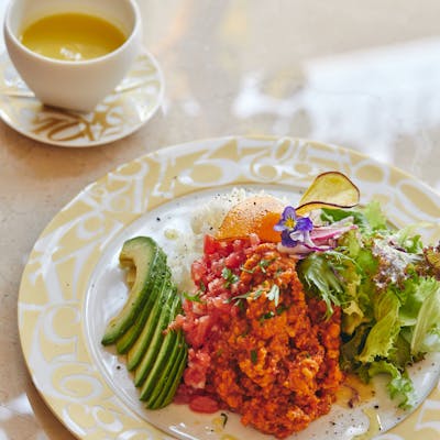 おすすめは、ヴィーガンやベジタリアン対応メニュー