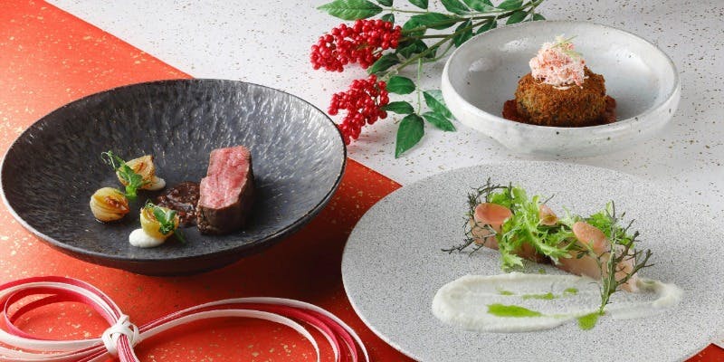 【年末年始】パスタとメインが楽しめる全4品特別ランチコース＋カフェフリーフロー