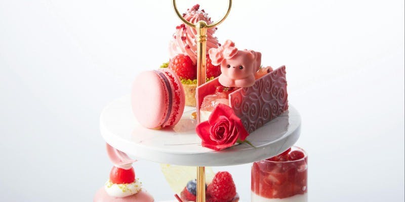 LOUANGE TOKYO Le Musee 【水曜限定】アフタヌーンティー ピンクリボン