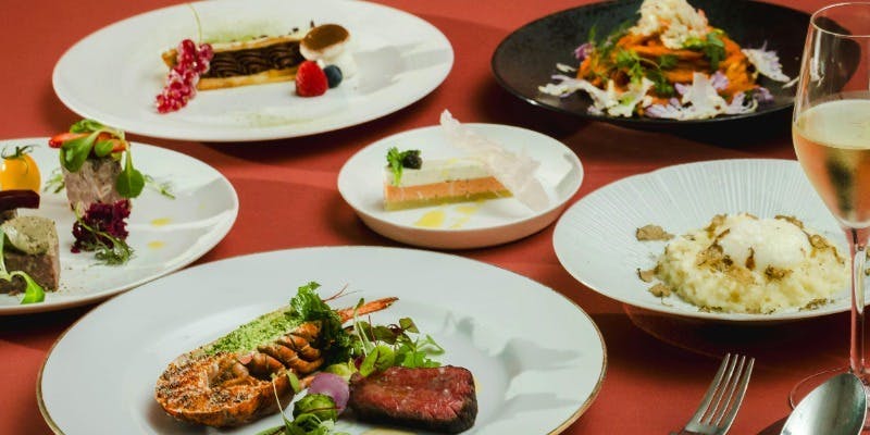 【ASTERISCO 2025 Xmas Special Dinner コース】＋乾杯スパークリングワイン（テーブル席）