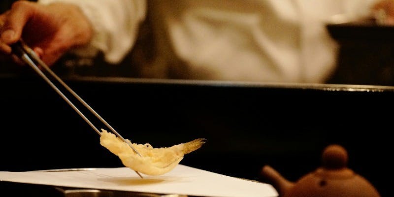 【ディナーコース】「花」旬の食材を活かした伝統の天ぷらをご提供致します。＋選べるワンドリンクサービス