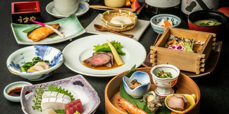 「伎」九州の和牛ローストをメインに鮮魚から箸休めまで贅を尽くしたコース　 ＋2時間飲み放題