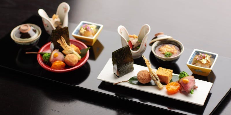 【日本料理コース】前菜、椀物、造り、焼物、強肴、食事、水菓子 全9品