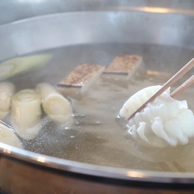 「玉葱」×「鱧」の淡路島風しゃぶしゃぶ