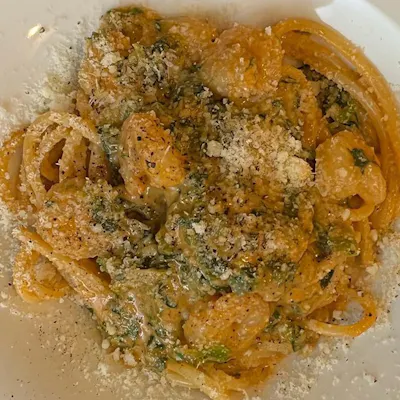 季節のミニ前菜とパスタの贅沢コース