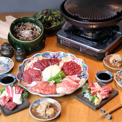 高品質の馬肉料理を堪能
