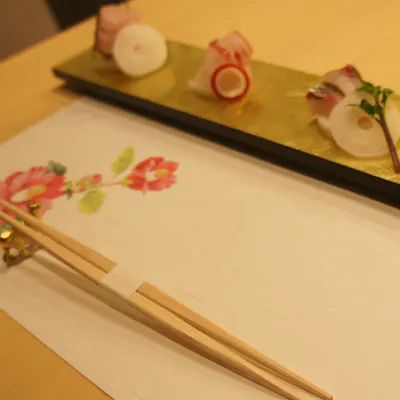 岩塩でも召し上がれる旬のお刺身