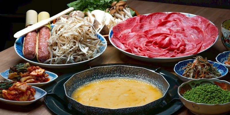 【個室限定　和牛山椒鍋コース】