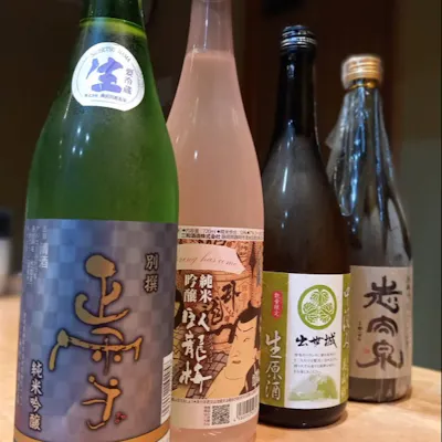 静岡県産の地酒を楽しむ
